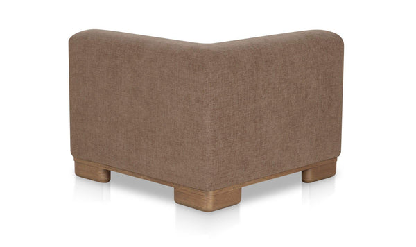 June Corner Chair Dark Brown