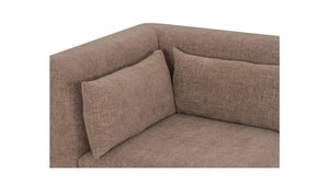 June Corner Chair Dark Brown