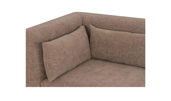 June Corner Chair Dark Brown