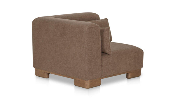 June Corner Chair Dark Brown