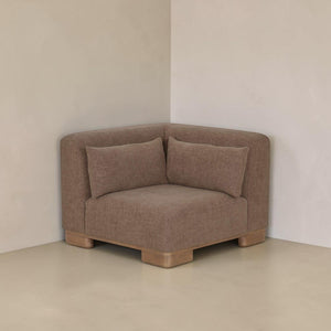 Modular Corner Chair Dark Brown