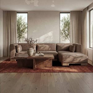 Modular Slipper Chair Dark Brown