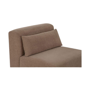 Modular Slipper Chair Dark Brown
