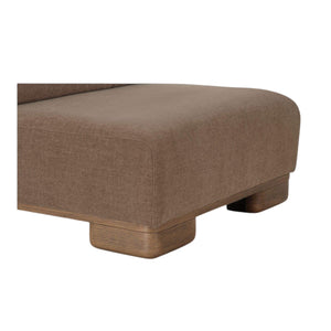 Modular Slipper Chair Dark Brown