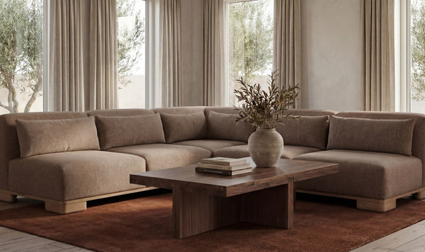 June Sofa Dark Brown