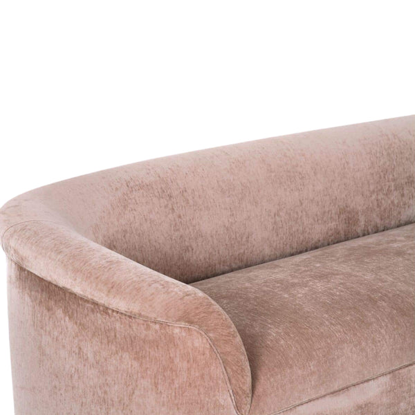 Rolled Arm Sofa Blush