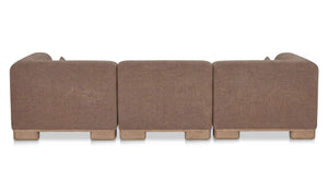 June Modular Sofa Dark Brown