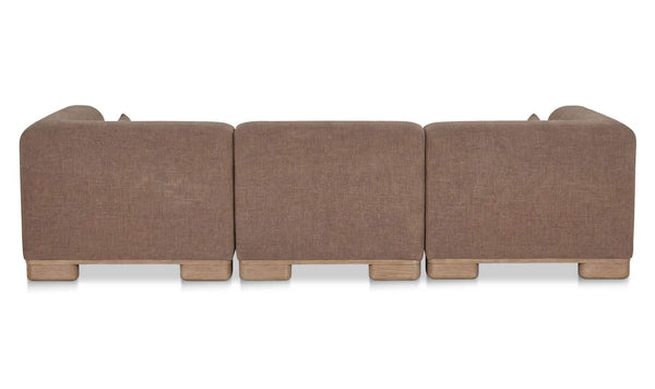 June Modular Sofa Dark Brown