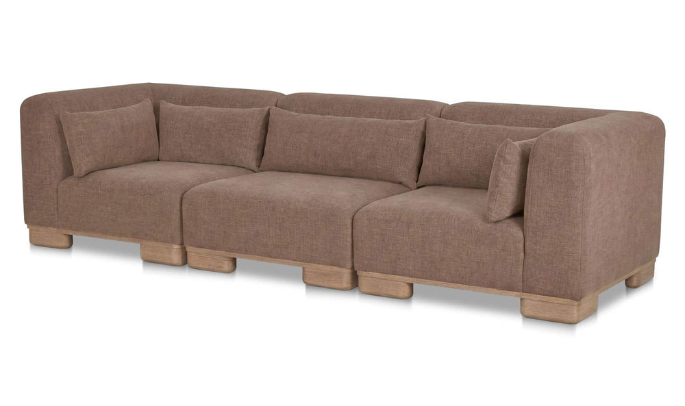 June Modular Sofa Dark Brown