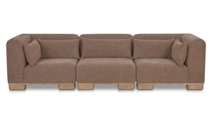 June Modular Sofa Dark Brown