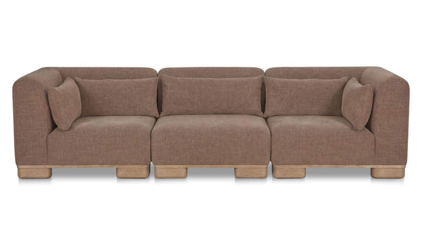 June Modular Sofa Dark Brown