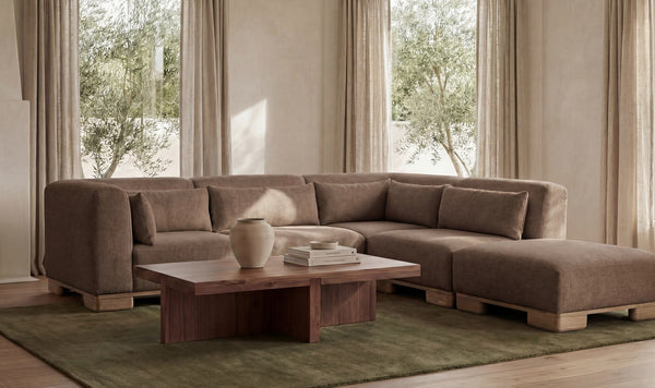 June Dream Modular Sectional, Dark Brown
