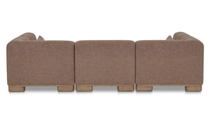 June Dream Modular Sectional, Dark Brown