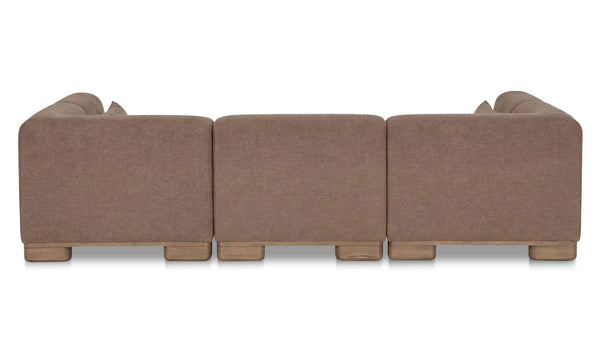 June Dream Modular Sectional, Dark Brown