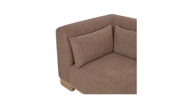 June Dream Modular Sectional, Dark Brown