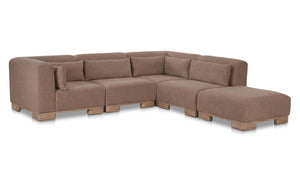 June Dream Modular Sectional, Dark Brown
