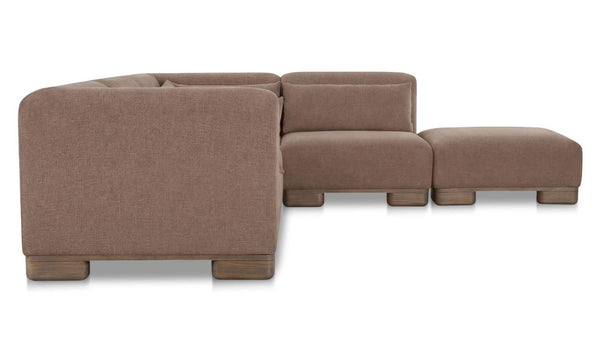 June Dream Modular Sectional, Dark Brown