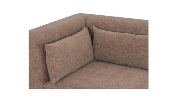 June Classic L Modular Sectional Dark Brown