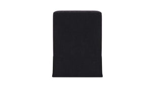 Lydia Slipcover Dining Chair Black