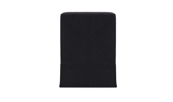 Lydia Slipcover Dining Chair Black