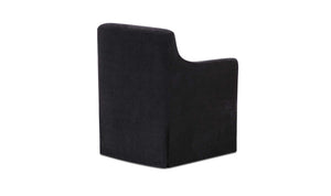 Lydia Slipcover Dining Chair Black