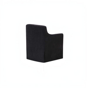 Slipcovered Dining Chair Black