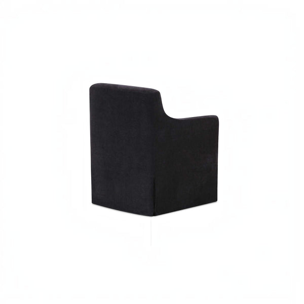 Slipcovered Dining Chair Black