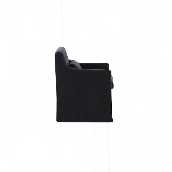 Slipcovered Dining Chair Black