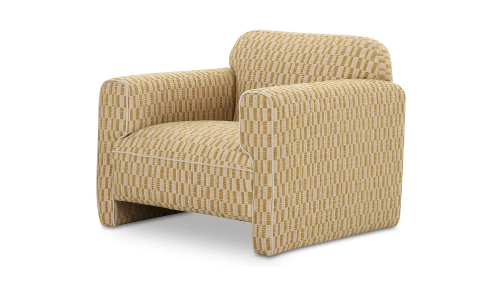Roll Arm Accent Chair