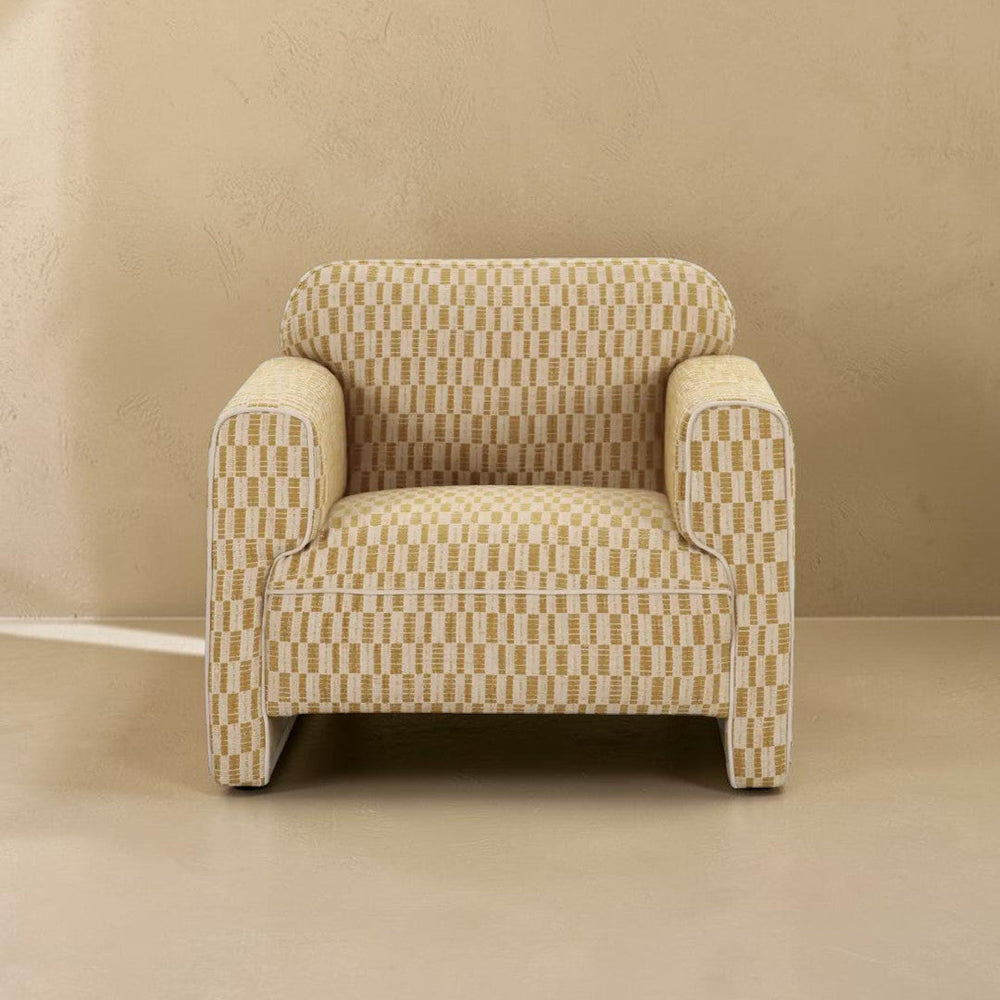 Roll Arm Accent Chair