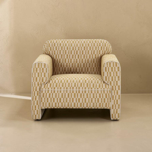 Roll Arm Accent Chair