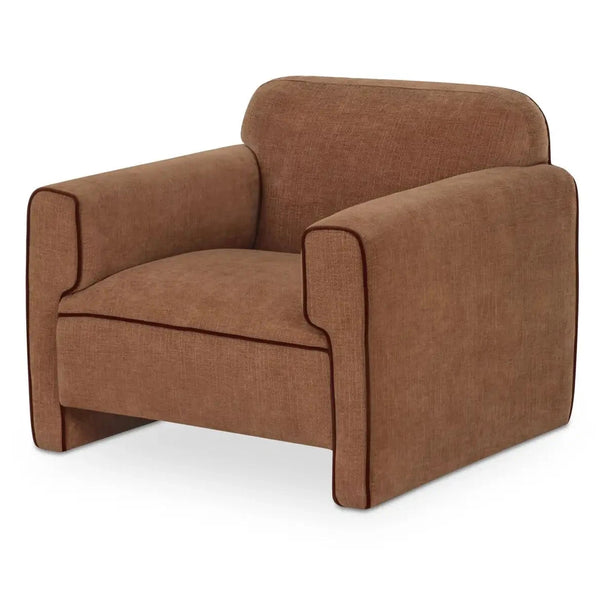 Chartreuse Geometric Accent Chair
