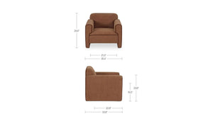 Roll Arm Accent Chair