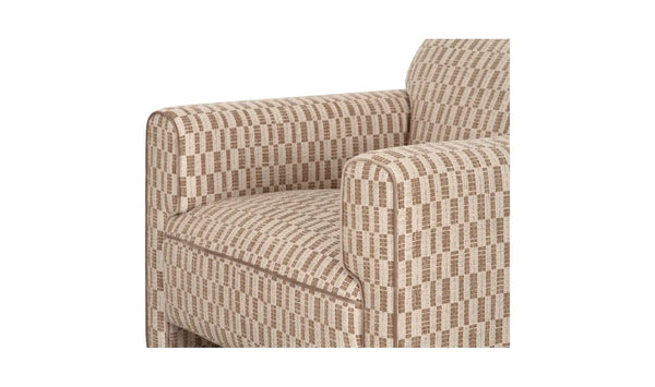 Roll Arm Accent Chair