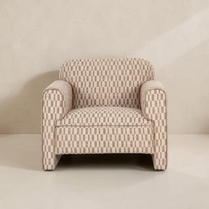 Roll Arm Accent Chair