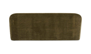 Rialto Sofa Dark Green Faux Mohair