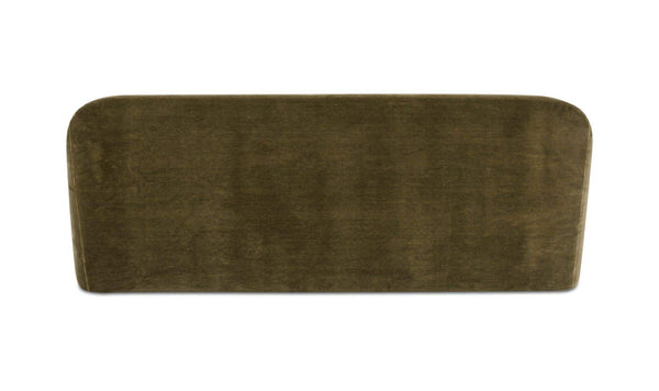 Rialto Sofa Dark Green Faux Mohair