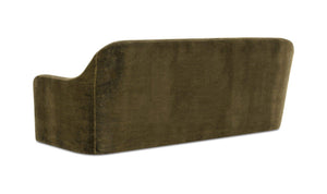 Rialto Sofa Dark Green Faux Mohair