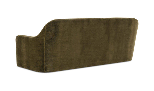 Rialto Sofa Dark Green Faux Mohair