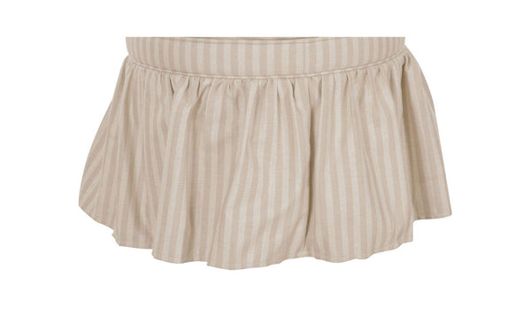 Heidi Storage Ottoman Beige Stripe