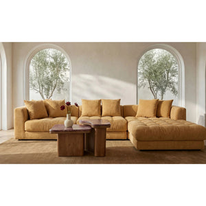 Modular Slipper Chair Golden Yellow