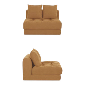 Modular Slipper Chair Golden Yellow