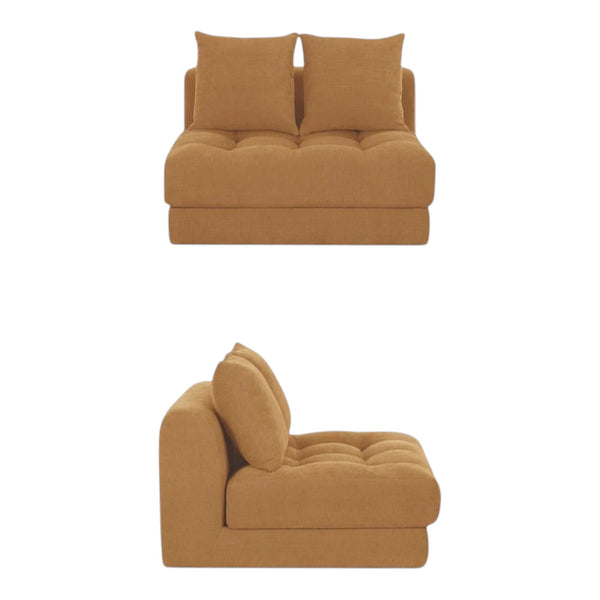 Modular Slipper Chair Golden Yellow