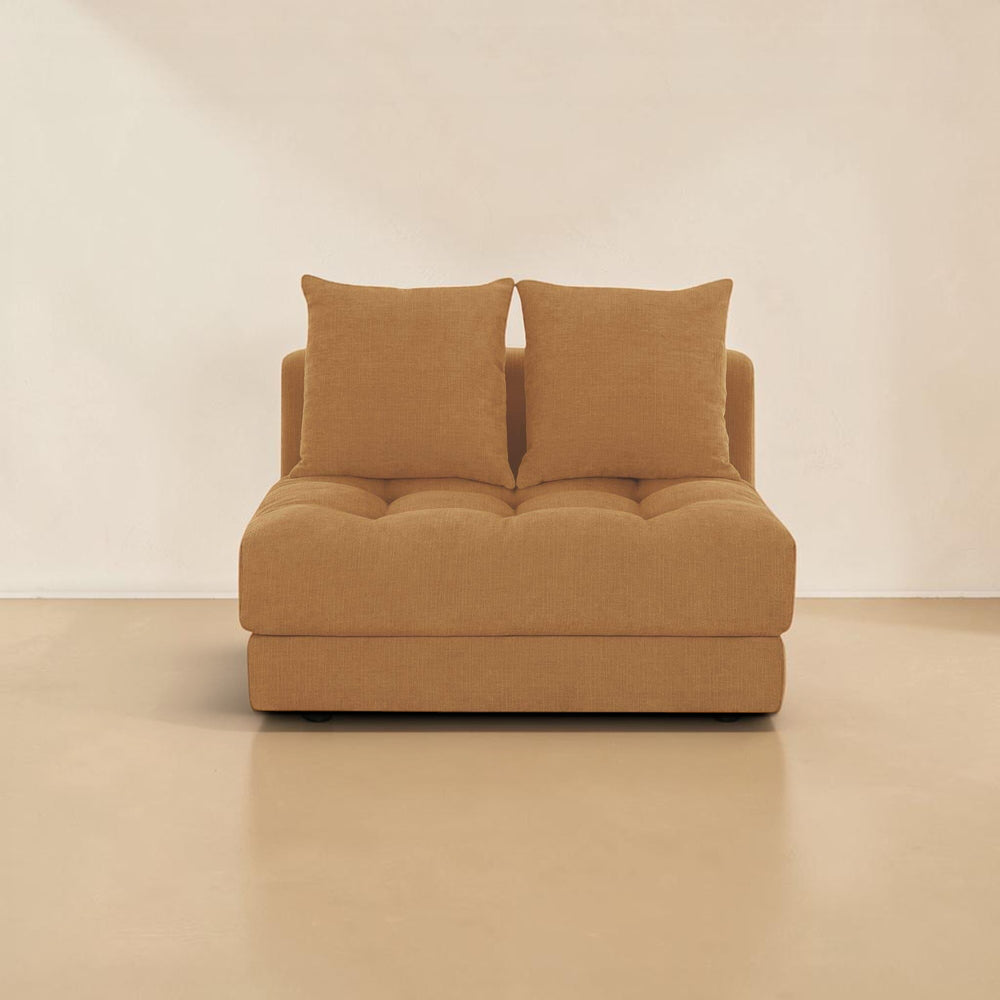 Modular Slipper Chair Golden Yellow