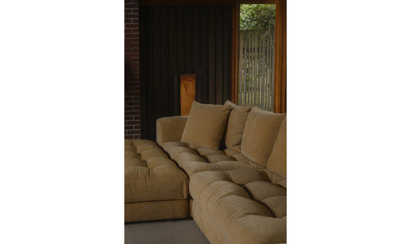Davie Lounge Modular Sectional Golden Yellow