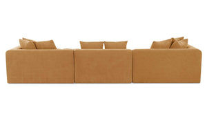 Davie Lounge Modular Sectional Golden Yellow