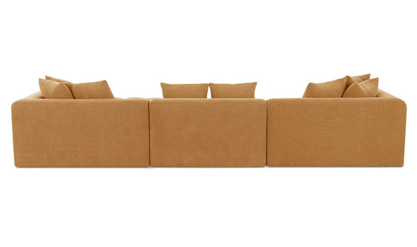 Davie Lounge Modular Sectional Golden Yellow