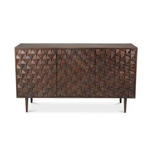 Pablo 3 Door Sideboard Dark Brown