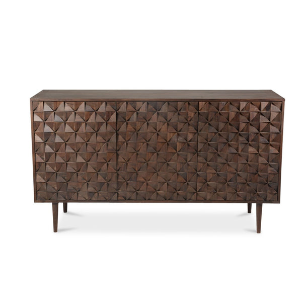 Pablo 3 Door Sideboard Dark Brown