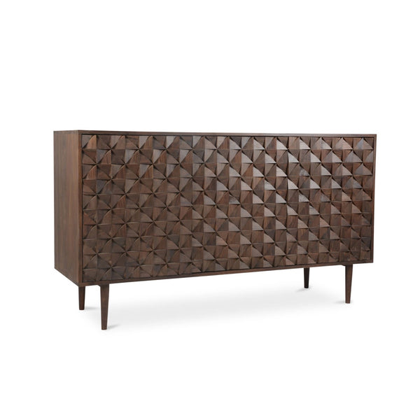 Pablo 3 Door Sideboard Dark Brown